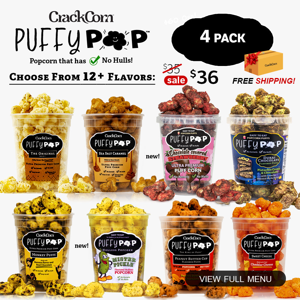 Puffy Pop - 4 Pack Bundle - Choose Your Flavors