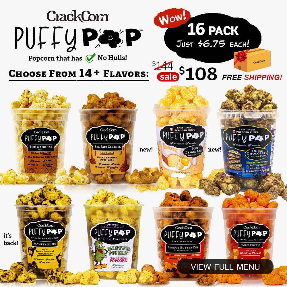Puffy Pop - 16 Pack Bundle - Choose Your Flavors